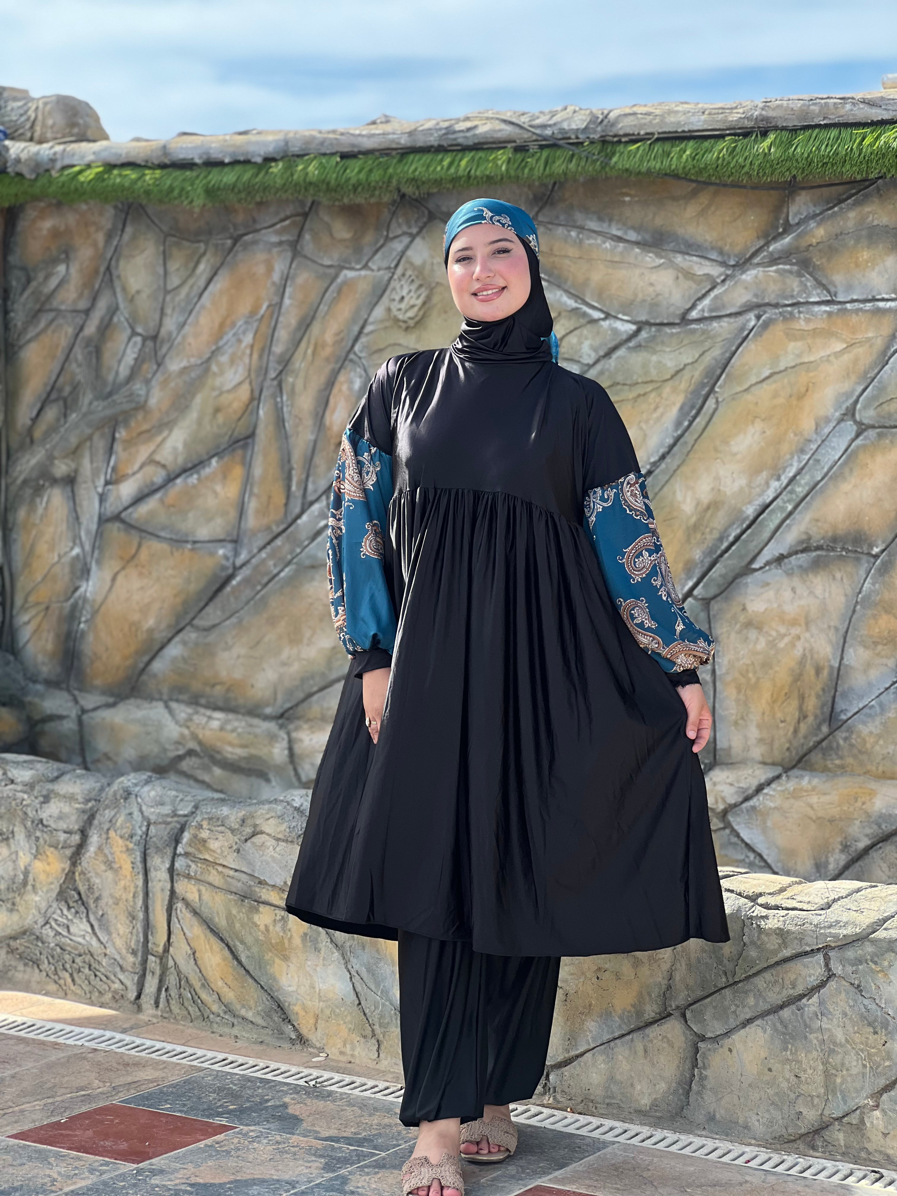 Burkini Queen ( 4 Piéces ) ☀️⛱️🏖️