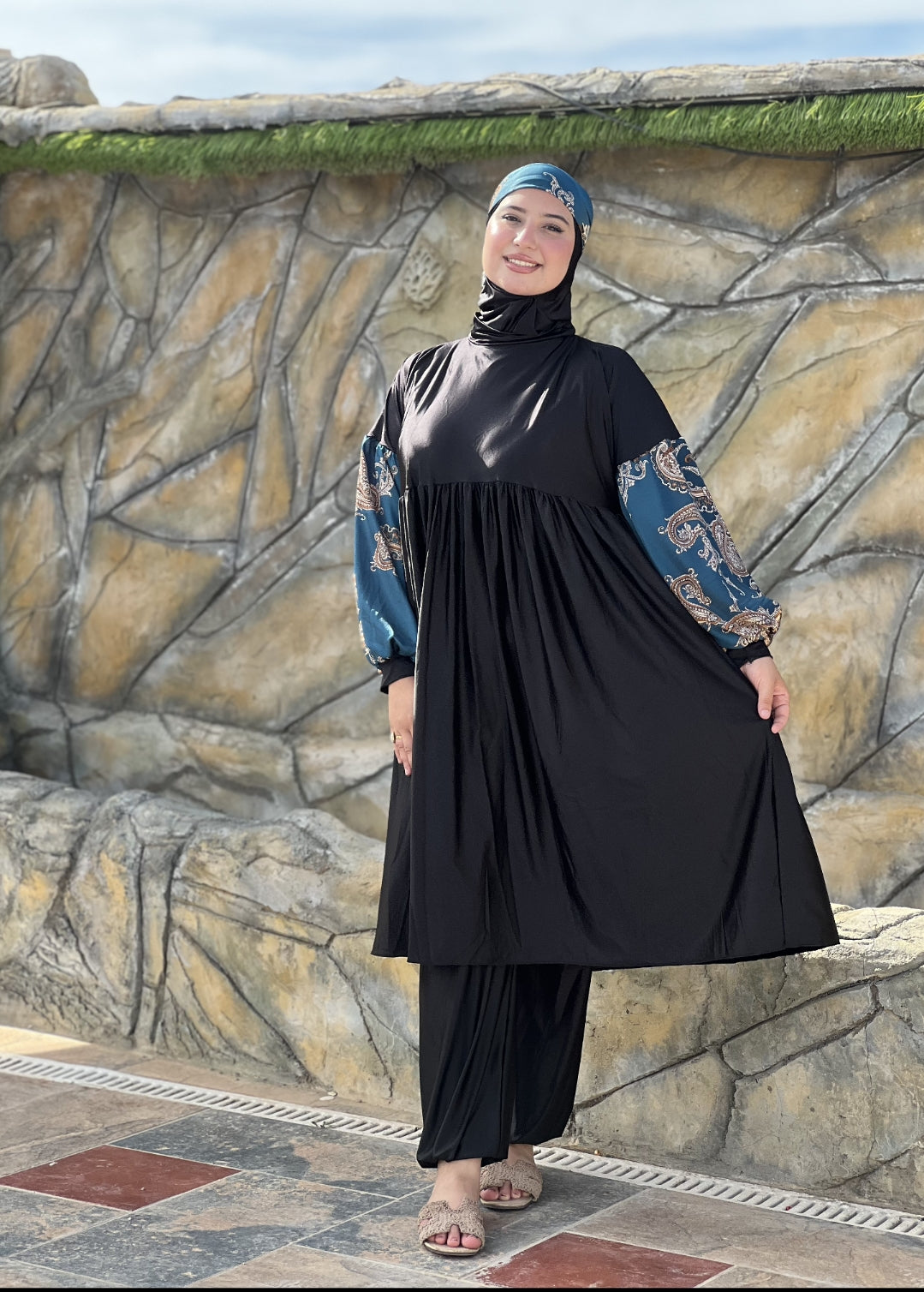 Burkini Queen ( 4 Piéces ) ☀️⛱️🏖️