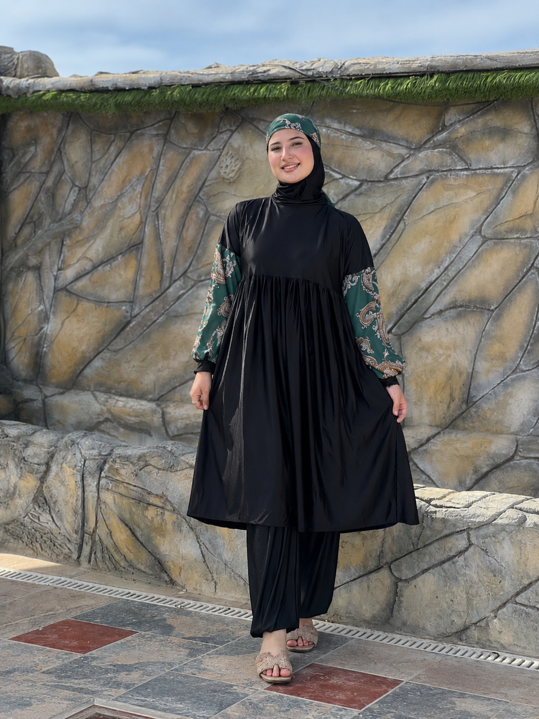 Burkini Queen ( 4 Piéces ) ☀️⛱️🏖️